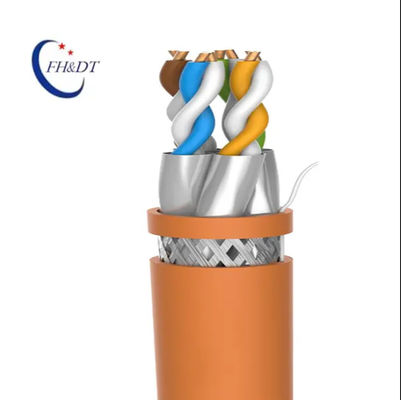 주문 PVC LSZH 야외 Cat6a 이더넷 케이블 4P 뒤틀린 쌍 Cat6a Ｕ UTP online manufacture