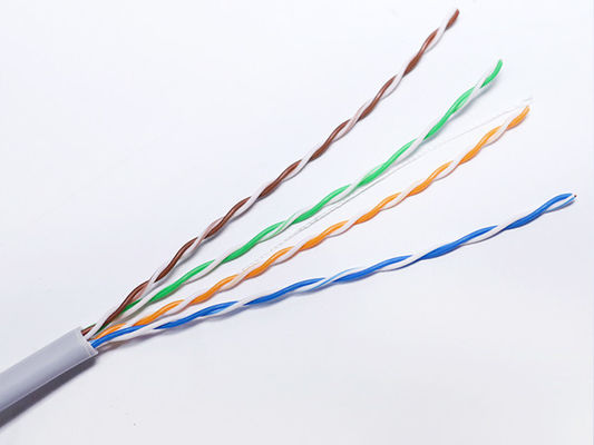 주문 U-UTP Cat5e 이더넷 케이블 99.97% 산소 없는 구리 LAN 이더넷 케이블 online manufacture
