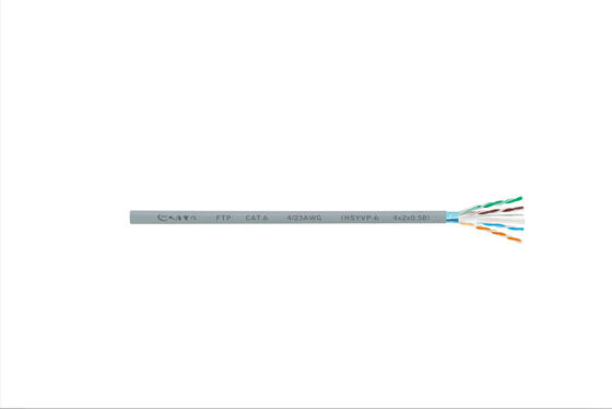 좋은 가격 100MHz 전송 주파수 PVC 선상저밀도폴리에틸렌 재킷 Cat5e Ｆ UTP 케이블 온라인으로