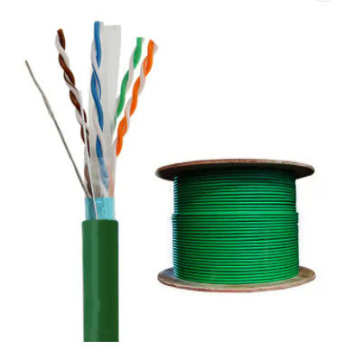 좋은 가격 24AWG Cat6 이더넷 케이블 305m FTP LAN 이더넷 케이블 PVC LSZH 재킷 온라인으로